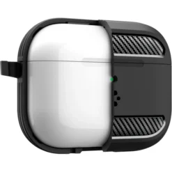 Spigen Airpods Pro 3|Etui Airpods-ETUI AIRPODS PRO 3 RUGGED ARMOR MATTE BLACK