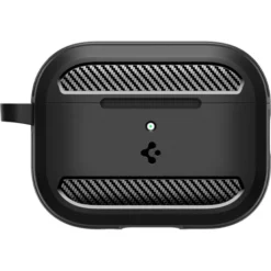 Spigen Airpods Pro 3|Etui Airpods-ETUI AIRPODS PRO 3 RUGGED ARMOR MATTE BLACK