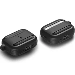 Spigen Airpods Pro 3|Etui Airpods-ETUI AIRPODS PRO 3 RUGGED ARMOR MATTE BLACK