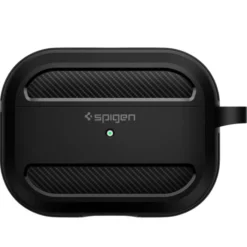 Spigen Airpods Pro|Etui Airpods-Etui Airpods Pro Rugged Armor Matte Black Czarne Case