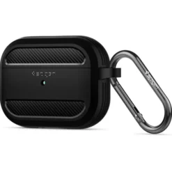 Spigen Airpods Pro|Etui Airpods-Etui Airpods Pro Rugged Armor Matte Black Czarne Case
