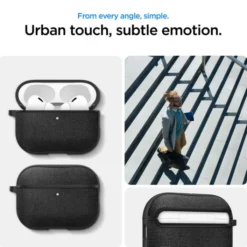 Spigen Airpods Pro 3|Etui Airpods-ETUI AIRPODS PRO 3 URBAN FIT BLACK