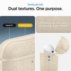Spigen Airpods Pro 3|Etui Airpods-ETUI AIRPODS PRO 3 URBAN FIT DUNE BEIGE