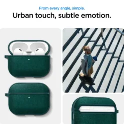 Spigen Airpods Pro 3|Etui Airpods-ETUI AIRPODS PRO 3 URBAN FIT MIDNIGHT GREEN