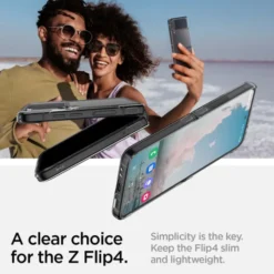 Spigen Samsung|Galaxy Z Flip 4-Etui Airskin Galaxy Z Flip 4 Crystal Clear