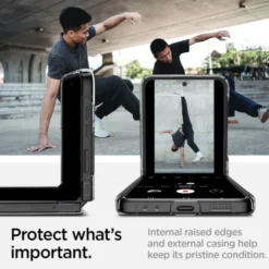 Spigen Samsung|Galaxy Z Flip 4-Etui Airskin Galaxy Z Flip 4 Crystal Clear