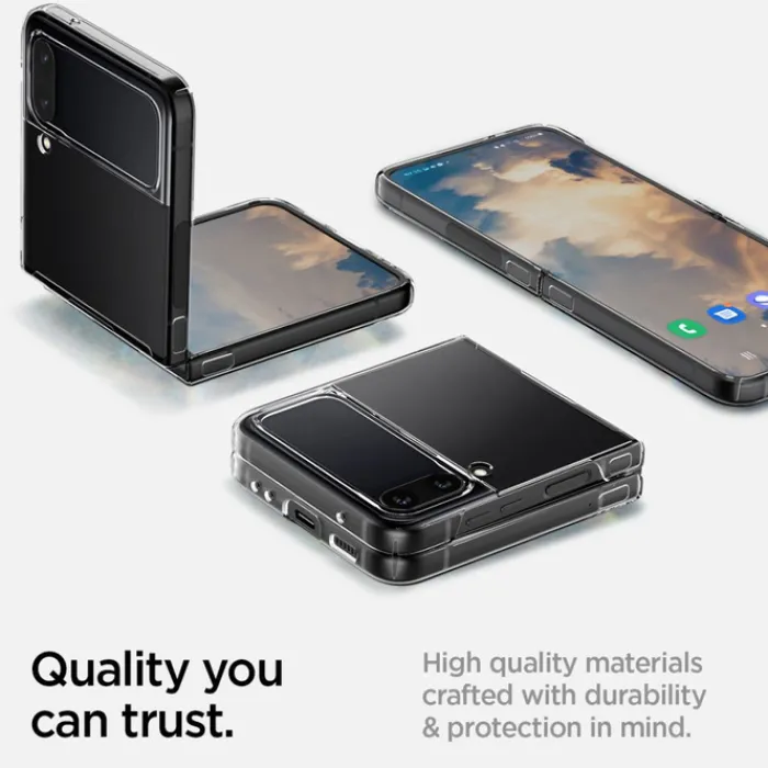 Spigen Samsung|Galaxy Z Flip 4-Etui Airskin Galaxy Z Flip 4 Crystal Clear