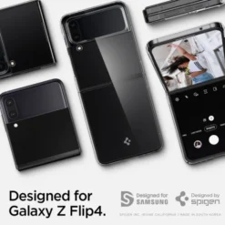 Spigen Samsung|Galaxy Z Flip 4-Etui Airskin Galaxy Z Flip 4 Crystal Clear