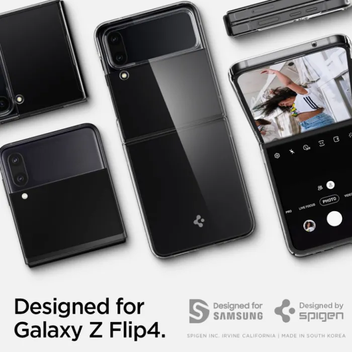 Spigen Samsung|Galaxy Z Flip 4-Etui Airskin Galaxy Z Flip 4 Crystal Clear