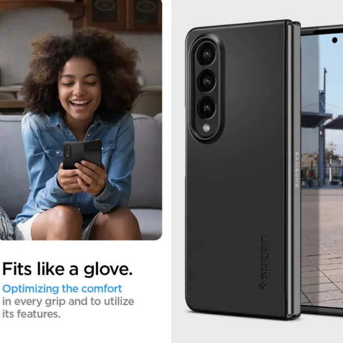 Spigen Samsung|Galaxy Z Fold 4-Etui Airskin Galaxy Z Fold 4 Black