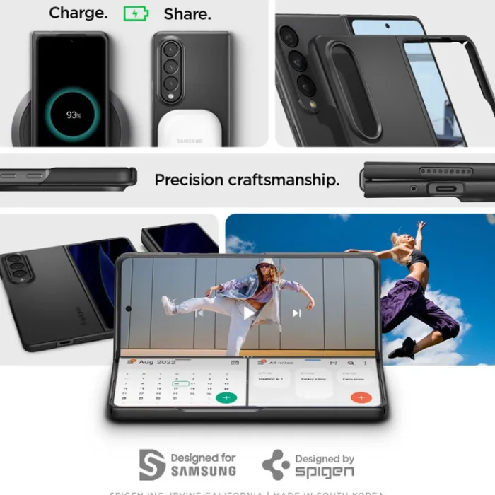 Spigen Samsung|Galaxy Z Fold 4-Etui Airskin Galaxy Z Fold 4 Black