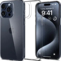 Spigen Iphone 15 Pro|Apple-Etui Airskin Hybrid iPhone 15 Pro Crystal Clear Case