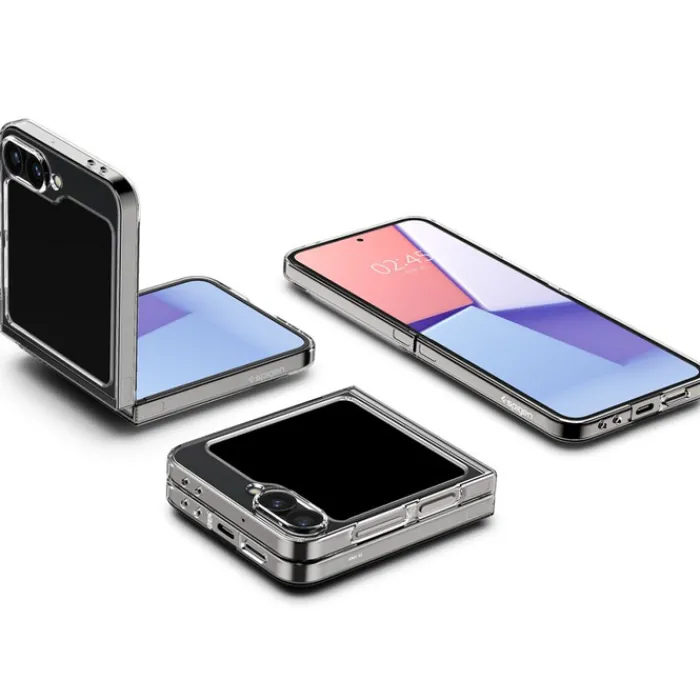Spigen Samsung|Galaxy Z Flip 7 Fe-ETUI AIRSKIN SAMSUNG GALAXY Z FLIP 6 / 7 FE CRYSTAL CLEAR