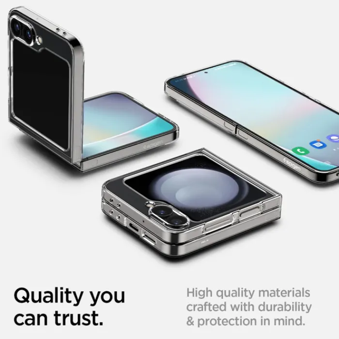 Spigen Samsung|Galaxy Z Flip 7 Fe-ETUI AIRSKIN SAMSUNG GALAXY Z FLIP 6 / 7 FE CRYSTAL CLEAR
