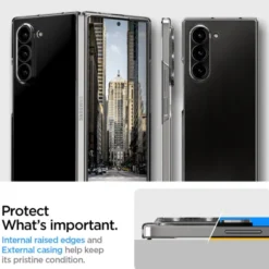 Spigen Samsung|Galaxy Z Fold 6-ETUI AIRSKIN SAMSUNG GALAXY Z FOLD 6 CRYSTAL CLEAR