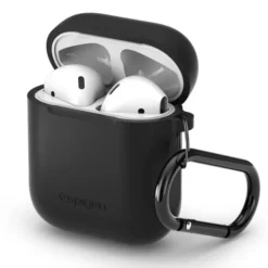 Spigen Airpods|Etui Airpods-Etui Apple Airpods Black Czarne Case