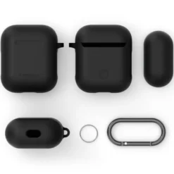 Spigen Airpods|Etui Airpods-Etui Apple Airpods Black Czarne Case