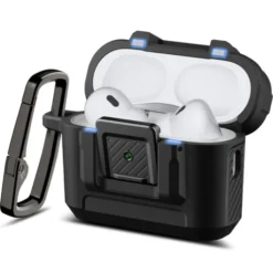 Spigen Airpods Pro 3|Etui Airpods-ETUI APPLE AIRPODS PRO 3 LOCK FIT MATTE BLACK