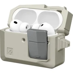 Spigen Airpods Pro 3|Etui Airpods-ETUI APPLE AIRPODS PRO 3 CLASSIC LS STONE