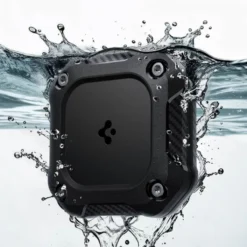 Spigen Etui Wodoszczelne|Lokalizatory-ETUI APPLE AIRTAG 1 / 2 TOUGH ARMOR BLACK