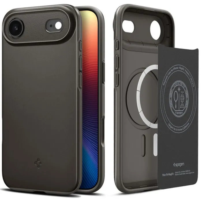 Spigen Apple|Iphone 17 Air-ETUI APPLE IPHONE AIR THIN FIT MAGSAFE GUNMETAL