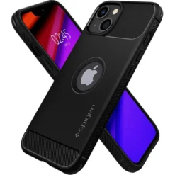 Spigen Iphone 13 Mini|Apple-Etui Apple iPhone 13 Mini Rugged Armor Matte Black Czarny Case