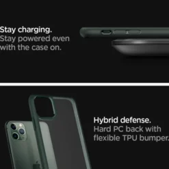 Spigen Apple|Iphone 11 Pro-Etui Apple iPhone 11 Pro Ultra Hybrid Midnight Green Zielone Case