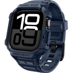 Spigen Apple Watch 11 42Mm|Apple Watch 10 42Mm-ETUI APPLE WATCH 10 / 11 (42 MM) RUGGED ARMOR ”PRO” V2 NAVY BLUE