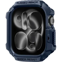 Spigen Apple Watch 11 42Mm|Apple Watch 10 42Mm-ETUI APPLE WATCH 10 / 11 (42 MM) RUGGED ARMOR V2 NAVY BLUE