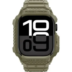 Spigen Apple Watch 11 46Mm|Apple Watch 10 46Mm-ETUI APPLE WATCH 10 / 11 (46 MM) RUGGED ARMOR ”PRO” V2 VINTAGE KHAKI
