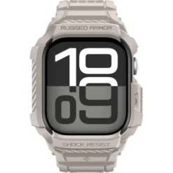 Spigen Apple Watch 11 46Mm|Apple Watch 10 46Mm-ETUI APPLE WATCH 10 / 11 (46 MM) RUGGED ARMOR ”PRO” V2 DUNE BEIGE