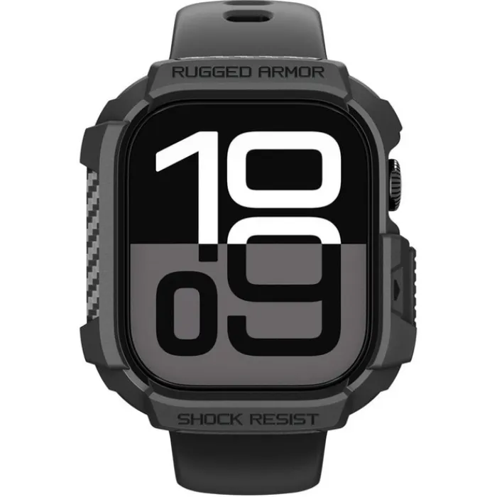 Spigen Apple Watch 11 46Mm|Apple-ETUI APPLE WATCH 11 46MM RUGGED ARMOR 2 MATTE BLACK