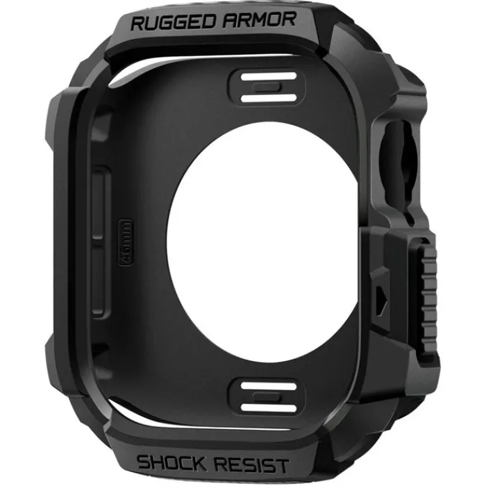 Spigen Apple Watch 11 46Mm|Apple-ETUI APPLE WATCH 11 46MM RUGGED ARMOR 2 MATTE BLACK
