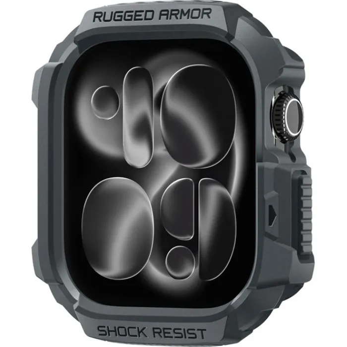 Spigen Apple Watch 11 46Mm|Apple-ETUI APPLE WATCH 11 46MM RUGGED ARMOR 2 DARK GRAY