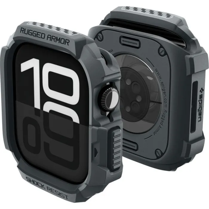 Spigen Apple Watch 11 46Mm|Apple-ETUI APPLE WATCH 11 46MM RUGGED ARMOR 2 DARK GRAY