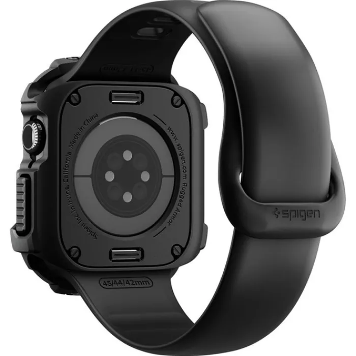 Spigen Apple Watch 11 42Mm|Apple-ETUI APPLE WATCH 11 42MM RUGGED ARMOR 2 MATTE BLACK