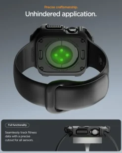 Spigen Apple Watch 11 42Mm|Apple-ETUI APPLE WATCH 11 42MM RUGGED ARMOR 2 MATTE BLACK
