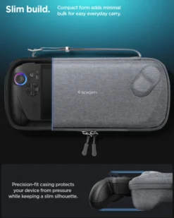 Spigen Asus Rog Ally|Akcesoria Do Konsol-ETUI ASUS ROG XBOK ALLY/ ALLY X KLASDEN POUCH CHARCOAL GRAY