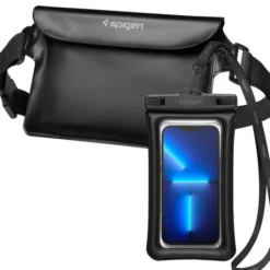 Spigen Etui Wodoszczelne|Pływające-Etui A621 Universal Waterproof Case & Waist Bag Black