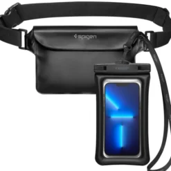 Spigen Etui Wodoszczelne|Pływające-Etui A621 Universal Waterproof Case & Waist Bag Black