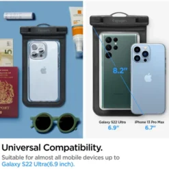 Spigen Inne|Etui Uniwersalne-Etui A601 Universal Waterproof Case Black