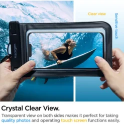 Spigen Inne|Etui Uniwersalne-Etui A601 Universal Waterproof Case Black