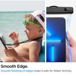 Spigen Inne|Etui Uniwersalne-Etui A601 Universal Waterproof Case Crystal Clear