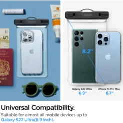 Spigen Inne|Etui Uniwersalne-Etui A601 Universal Waterproof Case Crystal Clear