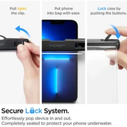 Spigen Inne|Etui Uniwersalne-Etui A601 Universal Waterproof Case Crystal Clear