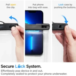 Spigen Etui Wodoszczelne|Wodoodporne-Etui A610 Universal Waterproof Float Case Crystal Clear
