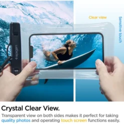Spigen Etui Wodoszczelne|Wodoodporne-Etui A610 Universal Waterproof Float Case Crystal Clear