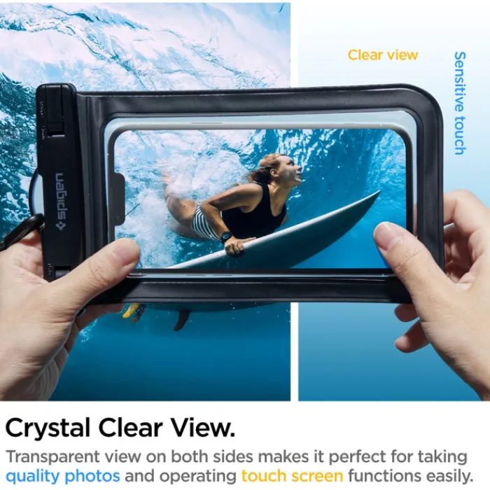 Spigen Inne|Etui Uniwersalne-Etui A601 Universal Waterproof Case 2-pack Black