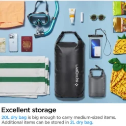 Spigen Inne|Etui Uniwersalne-Etui A630 Universal Waterproof Bag Black