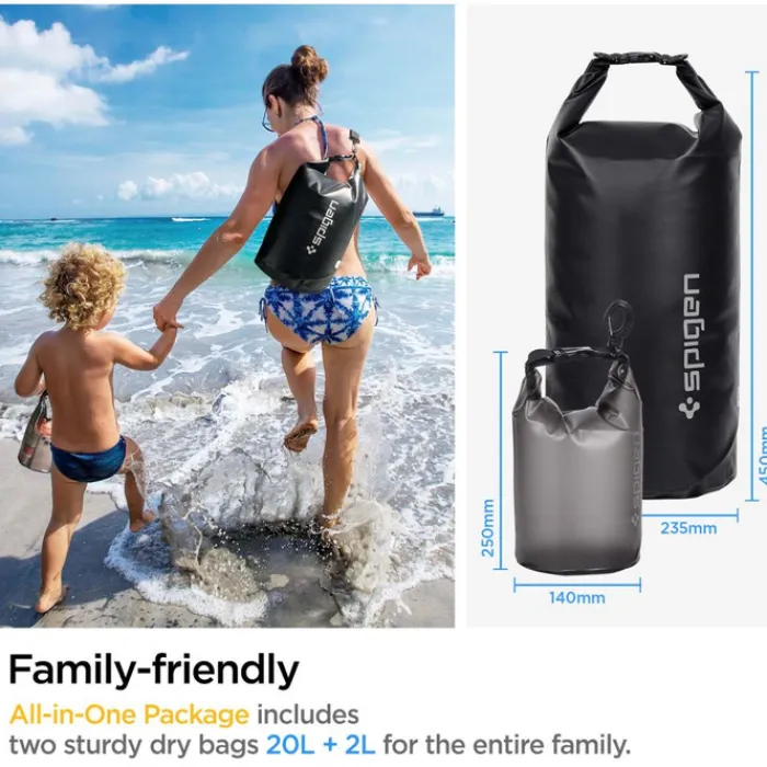 Spigen Inne|Etui Uniwersalne-Etui A630 Universal Waterproof Bag Black